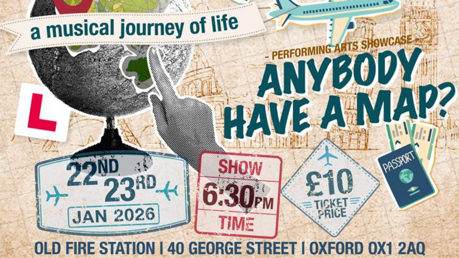 Abingdon & Witney College presents Anybody Have a Map?