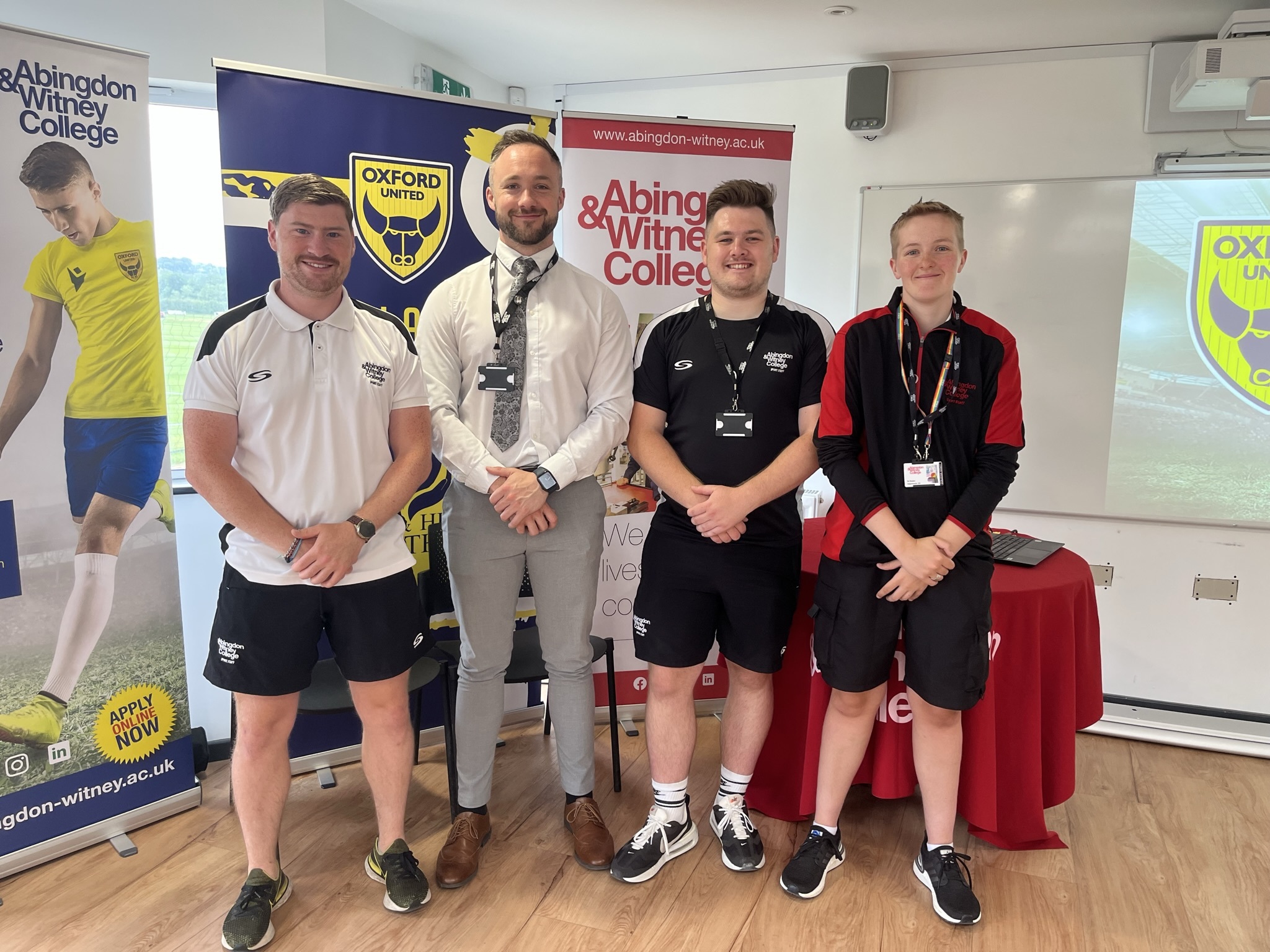 OUFC Trials 2 - Group staff photo (AWC)