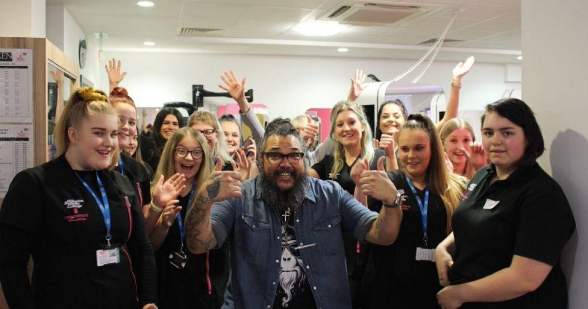 Martyn Holmes Inspires Ambitious Hairdressers Abingdon & Witney College