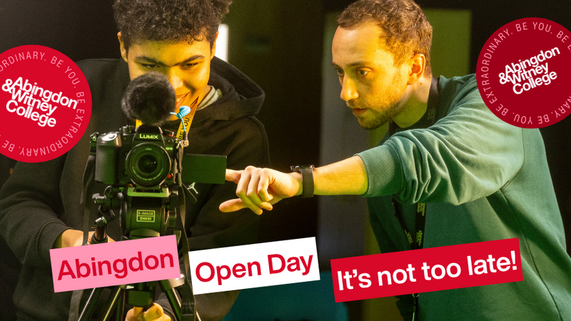 Abingdon Open Day - It's not too late!