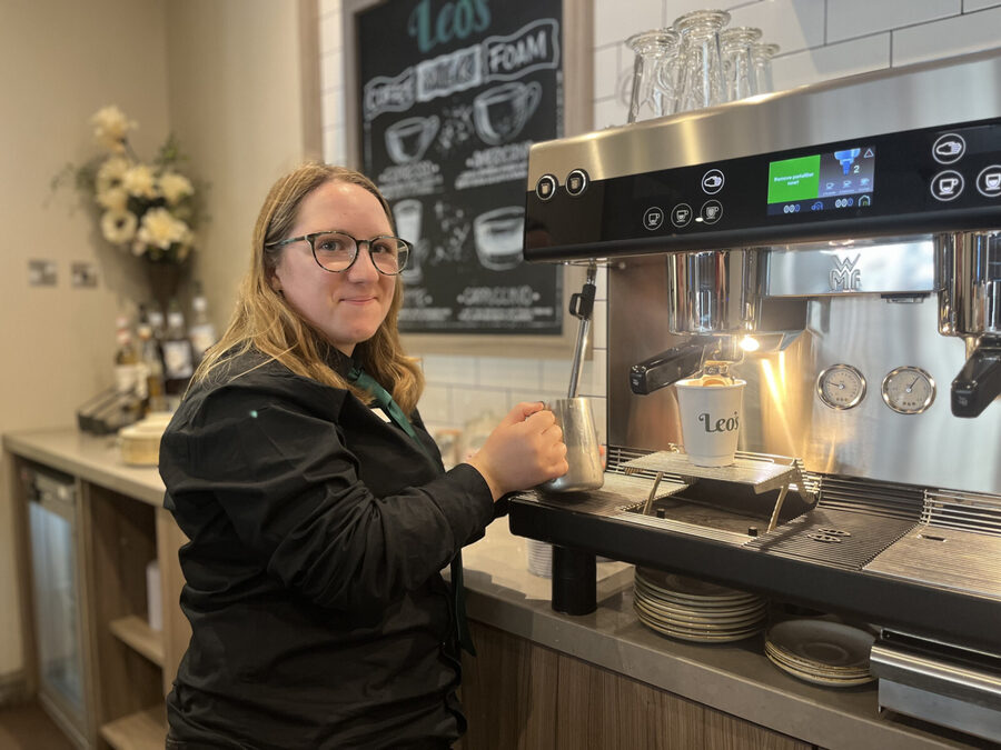 From student to star barista: Sorcha’s journey through Supported Internship