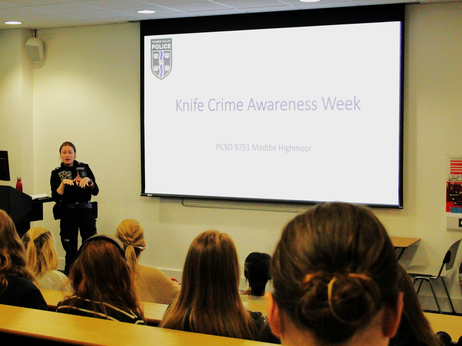Learners explore the impact of knife crime during awareness week